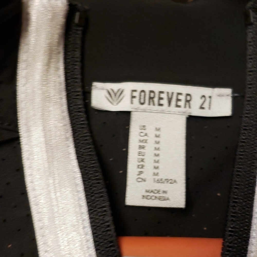 Forever 21 Black & White Track Jacket - Picture 3 of 3